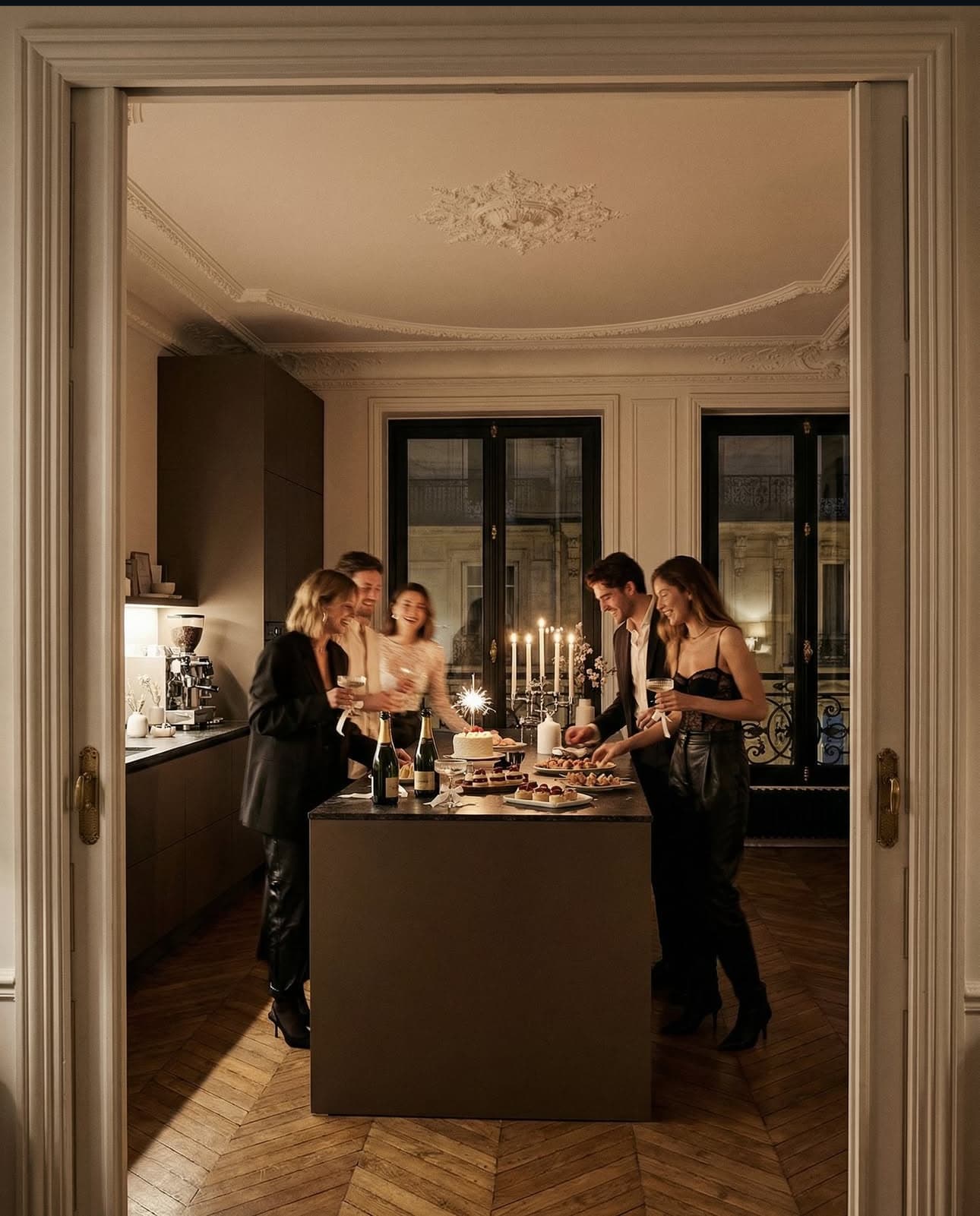 Client in the Kitchen